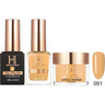 Honey's Nail Secret Combo - UV/LED Soak Off Gel Polish 0.5 oz. + Nail Lacquer 0.5 oz. + Acrylic Powder 2 oz. - #HP 051