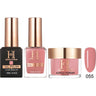 Honey's Nail Secret Combo - UV/LED Soak Off Gel Polish 0.5 oz. + Nail Lacquer 0.5 oz. + Acrylic Powder 2 oz. - #HP 055