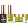 Honey's Nail Secret Combo - UV/LED Soak Off Gel Polish 0.5 oz. + Nail Lacquer 0.5 oz. + Acrylic Powder 2 oz. - #HP 063
