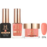 Honey's Nail Secret Combo - UV/LED Soak Off Gel Polish 0.5 oz. + Nail Lacquer 0.5 oz. + Acrylic Powder 2 oz. - #HP 074