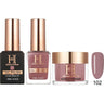 Honey's Nail Secret Combo - UV/LED Soak Off Gel Polish 0.5 oz. + Nail Lacquer 0.5 oz. + Acrylic Powder 2 oz. - #HP 102