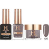 Honey's Nail Secret Combo - UV/LED Soak Off Gel Polish 0.5 oz. + Nail Lacquer 0.5 oz. + Acrylic Powder 2 oz. - #HP 105