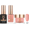 Honey's Nail Secret Combo - UV/LED Soak Off Gel Polish 0.5 oz. + Nail Lacquer 0.5 oz. + Acrylic Powder 2 oz. - #HP 137