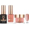 Honey's Nail Secret Combo - UV/LED Soak Off Gel Polish 0.5 oz. + Nail Lacquer 0.5 oz. + Acrylic Powder 2 oz. - #HP 177