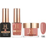 Honey's Nail Secret Combo - UV/LED Soak Off Gel Polish 0.5 oz. + Nail Lacquer 0.5 oz. + Acrylic Powder 2 oz. - #HP 186