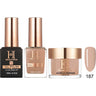 Honey's Nail Secret Combo - UV/LED Soak Off Gel Polish 0.5 oz. + Nail Lacquer 0.5 oz. + Acrylic Powder 2 oz. - #HP 187
