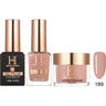 Honey's Nail Secret Combo - UV/LED Soak Off Gel Polish 0.5 oz. + Nail Lacquer 0.5 oz. + Acrylic Powder 2 oz. - #HP 189
