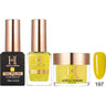 Honey's Nail Secret Combo - UV/LED Soak Off Gel Polish 0.5 oz. + Nail Lacquer 0.5 oz. + Acrylic Powder 2 oz. - #HP 197