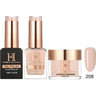 Honey's Nail Secret Combo - UV/LED Soak Off Gel Polish 0.5 oz. + Nail Lacquer 0.5 oz. + Acrylic Powder 2 oz. - #HP 208