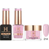 Honey's Nail Secret Combo - UV/LED Soak Off Gel Polish 0.5 oz. + Nail Lacquer 0.5 oz. + Acrylic Powder 2 oz. - #HP 214