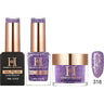 Honey's Nail Secret Combo - UV/LED Soak Off Gel Polish 0.5 oz. + Nail Lacquer 0.5 oz. + Acrylic Powder 2 oz. - #HP 318