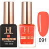 Honey's Nail Secret Duo - UV/LED Soak Off Gel Polish 0.5 oz. + Nail Lacquer 0.5 oz. - #HP 091
