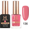 Honey's Nail Secret Duo - UV/LED Soak Off Gel Polish 0.5 oz. + Nail Lacquer 0.5 oz. - #HP 136