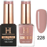 Honey's Nail Secret Duo - UV/LED Soak Off Gel Polish 0.5 oz. + Nail Lacquer 0.5 oz. - #HP 228