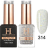 Honey's Nail Secret Duo - UV/LED Soak Off Gel Polish 0.5 oz. + Nail Lacquer 0.5 oz. - #HP 314