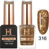 Honey's Nail Secret Duo - UV/LED Soak Off Gel Polish 0.5 oz. + Nail Lacquer 0.5 oz. - #HP 316