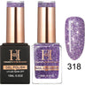 Honey's Nail Secret Duo - UV/LED Soak Off Gel Polish 0.5 oz. + Nail Lacquer 0.5 oz. - #HP 318