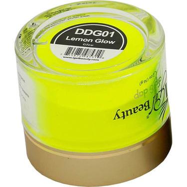iGel Dip & Dap Powder - Glow in the Dark - DDG01 Lemon Glow / 2 oz.
