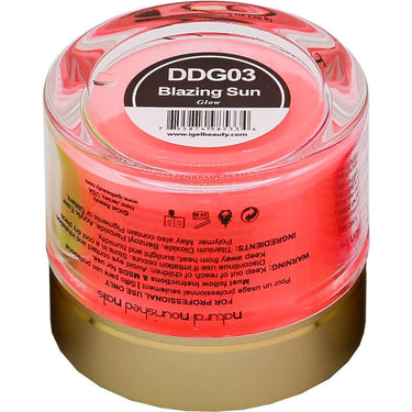 iGel Dip & Dap Powder - Glow in the Dark - DDG03 Blazing Sun / 2 oz.