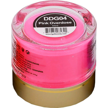 iGel Dip & Dap Powder - Glow in the Dark - DDG04 Pink Overdose / 2 oz.