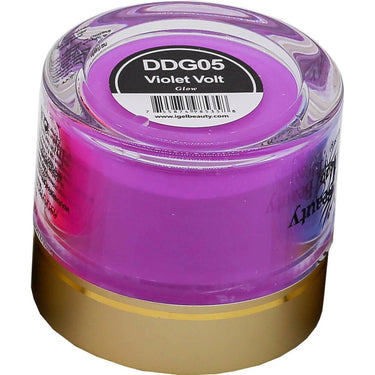 iGel Dip & Dap Powder - Glow in the Dark - DDG05 Violet Volt / 2 oz.