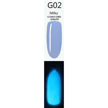 iGel LB Glow-in-the-Dark Gel Color - #G02 Milky Concord Grape / 0.6 oz.