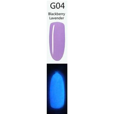 iGel LB Glow-in-the-Dark Gel Color - #G04 Blackberry Lavender / 0.6 oz.