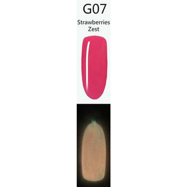 iGel LB Glow-in-the-Dark Gel Color - #G07 Strawberry Zest / 0.6 oz.