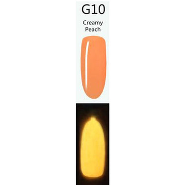 iGel LB Glow-in-the-Dark Gel Color - #G10 Creamy Peach / 0.6 oz.