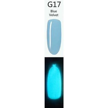 iGel LB Glow-in-the-Dark Gel Color - #G17 Blue Velvet / 0.6 oz.