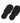 Ikonna Slip-Resistant Pedi Slippers - Black / 12 pair