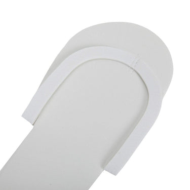 Ikonna Slip-Resistant Pedi Slippers - White / 12 pair