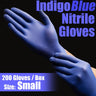 IndigoBlue Nitrile Exam Gloves / Powder-Free Non-Sterile Nitrile Examination Gloves / Size Small / 200 per Box