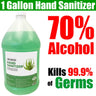 Instant Hand Sanitizing Gel - Moisturizing Antibacterial - 70% Alcohol + Vitamin E + Aloe / 128 fl. oz. - 3.78 Liter