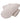 Insulated Terry Velour Mitt, White 1 Pair