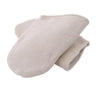 Insulated Terry Velour Mitt, White 1 Pair