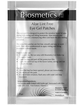 Intensive Aloe Eye Gel Patches - For Eyelash Tinting and Lifting Treatments / 20 Pair