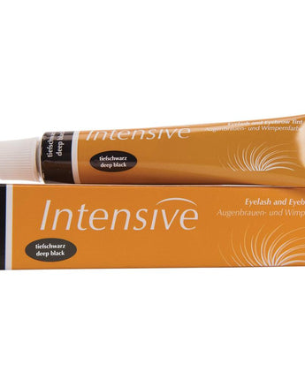 Intensive Lash & Brow Tint - Original Orange Box - Cream Hair Dye - Deep Black / 20 mL. - The Original Since 1996 - Made in Germany