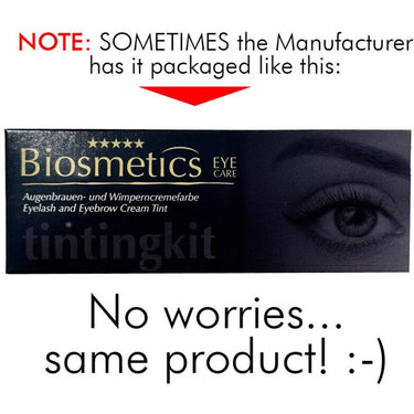 Intensive Lash & Brow Tint - Original Orange Box - Mini Tinting Kit / Deep Black