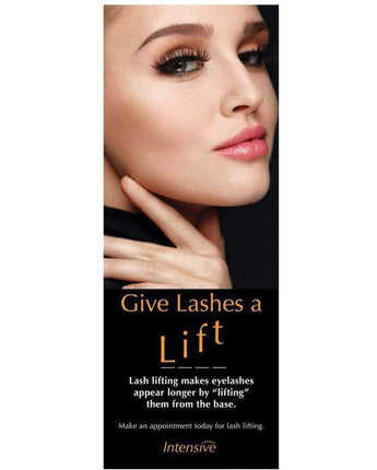 Intensive Lash Lift Shelf Talker / 4&quot; x 11&quot;