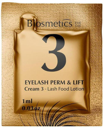 Intensive Lash Perming + Lash Lifting - STEP 3 - Lash Food Lotion - Lash Conditioner for Lifts / 10 Sachets - 1 mL. Each