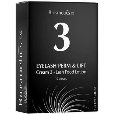 Intensive Lash Perming + Lash Lifting - STEP 3 - Lash Food Lotion - Lash Conditioner for Lifts / 10 Sachets - 1 mL. Each