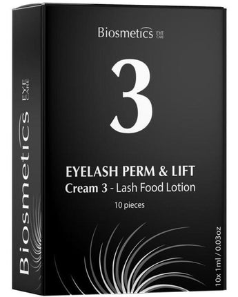 Intensive Lash Perming + Lash Lifting - STEP 3 - Lash Food Lotion - Lash Conditioner for Lifts / 10 Sachets - 1 mL. Each