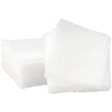 Intrinsics 12-Ply Gauze Pads - Petite - 2" X 2" - Med-Esthetic&reg; 100% Naturelle Cotton / 200 Count Resealable Bag