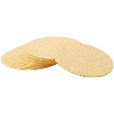 Intrinsics Cellulose Compressed Sponges - Natural - 2.75" Diameter / 75 Count