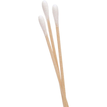 Intrinsics Cotton Tipped Applicators - 6" Wooden Handle / 1,000 Count per Box - 10 Packs of 100 X 10 Boxes = Case of 10,000 Applicators
