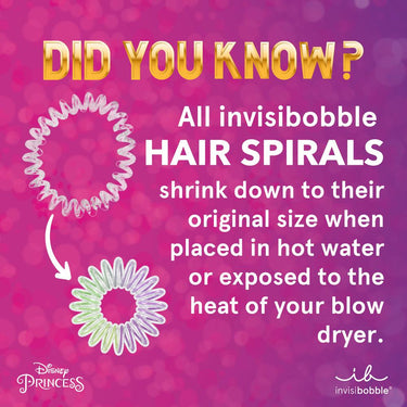 Invisibobble Kids - Disney Princess Hair Spirals - Tiana / 6 Pieces