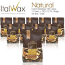 ItalWax Film Wax - Natural - Hard Stripless Wax Beads from Italy / 1 Case = (10) 2.2 lb. Bags = 22 lbs. Total
