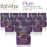 ItalWax Film Wax - Plum - Hard Stripless Wax Beads from Italy / 1 Case = (10) 2.2 lb. Bags = 22 lbs. Total