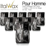 ItalWax Film Wax - Pour Homme - Hard Stripless Wax Beads from Italy / 1 Case = (10) 2.2 lb. Bags = 22 lbs. Total